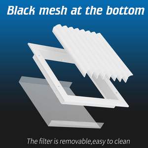 Volets de plantation directs d'usine Volets de plantation à persiennes horizontales blanches - Product Image 2