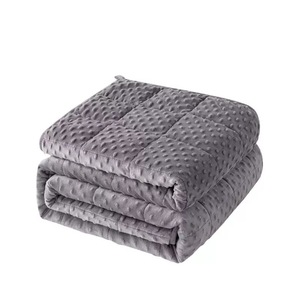 <span class=keywords><strong>Couverture</strong></span> de couchage personnalisée super douce pour la <span class=keywords><strong>gravité</strong></span> <span class=keywords><strong>Couverture</strong></span> de couchage lestée remplie de perles de verre - Product Image 5