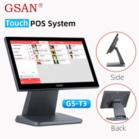Prix d'usine point de vente au détail caisse enregistreuse POS Machine 15.6 pouces Win Android terminal de paiement systèmes de point de vente