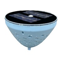 Lampe flottante solaire LED d'extérieur, projecteur lumineux creux pour bassin, décoration de cour, éclairage paysager de piscine