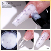 Échantillons Gratuits Gel de Construction Milky Flower Haute Qualité Gel UV Polish OEM/ODM Gel d'Extension pour Ongles