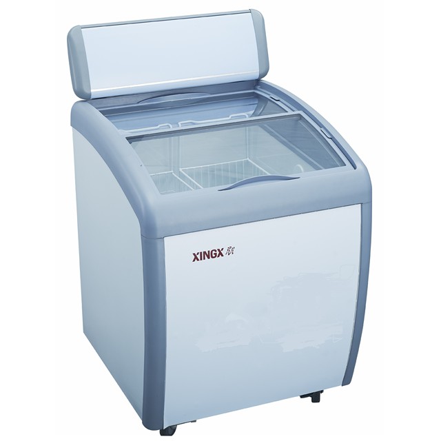 RI-260A Curved Sliding Lids CB Approved Icecream Freezer Commercial Display Freezer Restaurant Freezer