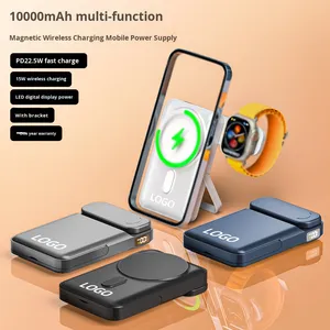 Promotional Power Bank Fast Charging Portable 10000mAh Magnetic Charging Can Charge Watches