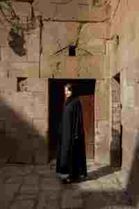 Islamic Clothing Middle Eastern Woman Abaya Robe Modern and Simple Muslim <b>Dress</b> Open Abaya - Product Image 5