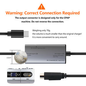 Chargeur de cordon d'alimentation 24V 3.75A nouvel adaptateur AC/DC pour <span class=keywords><strong>Resmed</strong></span> <span class=keywords><strong>S9</strong></span> Series <span class=keywords><strong>ResMed</strong></span> <span class=keywords><strong>S9</strong></span> Elite <span class=keywords><strong>S9</strong></span> AutoSet <span class=keywords><strong>S9</strong></span> VPAP ST CPAP Machine - Product Image 6