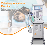 Vaporisateur d'oxygène à inhalation ETCO2 pour turbine à gaz, appareil respiratoire pour chirurgie animale, moniteur d'anesthésie vétérinaire