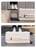 Valise de cabine grande capacité 26-32 pouces, bagage multifonctionnel à roulettes, cadre en aluminium épaissi, serrure, unisexe, pour l'exportation