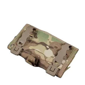 Tactical Molle Pouch Militar Clip Bag Phone Case EDC ferramenta saco Quick Release Design Outdoor Camping Caça Acessórios Pouch