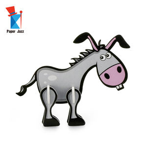 <span class=keywords><strong>Puzzle</strong></span> 3D créatif à assembler soi-même, animaux pour enfants de 4 à 8 ans, tout neuf, puzzles 3D en forme d'animaux - Product Image 3