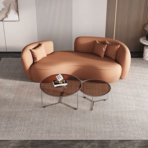 Internet célébrité salon de beauté canapé forme incurvée robe de mariée boutique chez l'habitant salon hall de l'hôtel réception canapé Simple - Product Image 2