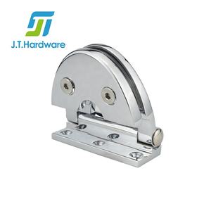 कनाडा ग्लास से दीवार पीतल के शॉवर एनक्लोजर स्क्रीन फ्लैप राउंड ट्यूब पाइप पत्ती ग्लास पिलांज बिना वसंत के - Product Image 4