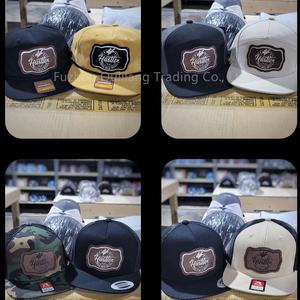 Быстросохнущая нейлоновая неструктурированная 5-панельная 256 крышка грузовика richardson с плоскими полями, вышитая пустая бейсболка, шляпы для папы с веревкой - Product Image 2