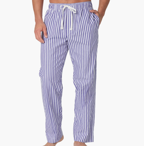 <strong>Men</strong> <strong>Lounge</strong> <strong>Pant</strong> Sleepwear Soft Lightweight Pajama Bottoms Drawstring Comfy Relax Fit Trousers <strong>Men's</strong> Stripe Cotton Pajamas <strong>Pants</strong> - Product Image 1