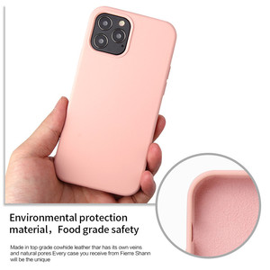 Funda de silicona líquida personalizada para iPhones 12 Pro Max, funda de silicona anticaída sin logotipo de <span class=keywords><strong>Apple</strong></span>, funda de silicona magnética original - Product Image 2