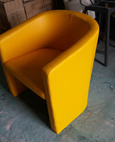 Fauteuil de restaurant moderne au design personnalisé, chaise individuelle, canapé, fauteuil en cuir véritable, tissu velours, fauteuil de café