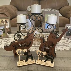 Wooden Pet Hair <b>Keepsake</b> <b>Box</b> Cat Dog <b>Memorial</b> Storage Ornament Living Room Decor - Product Image 1