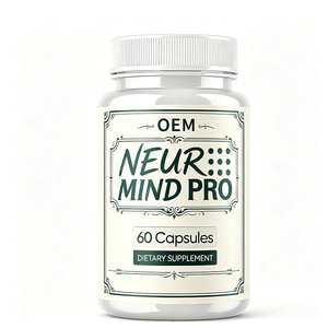 แคปซูล OEM Wholesale <span class=keywords><strong>Neur</strong></span> Mind Pro อาหารเสริมบำรุงสมองและระบบประสาทจากธรรมชาติ ช่วยเพิ่มความจำ ความจำเพาะ และความชัดเจนทางความคิด บรรจุ 60 แคปซูล - Product Image 4