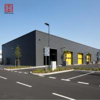 Entrepôt préfabriqué en structure métallique ZTSS, bâtiment industriel de stockage métallique, utilisation pour la distribution logistique et les usines