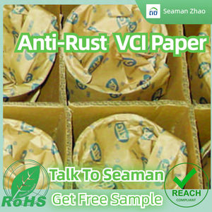 Papier tissé VCI non enduit de haute qualité, résistant à l'humidité et à la corrosion, pour emballage antirouille d'acier - Product Image 5