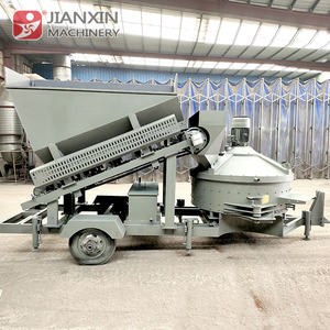 Nuovo tipo mini impianto mobile di batcing con asse verticale albero miscelatore industriale - Product Image 3