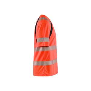 BLAKLADER-T-shirt 339710135599XXXL haute visibilité protégé contre les UV Rouge/Noir-EAN 7330509655399 HI-VIS WORKWEAR - Product Image 5