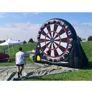 <b>Inflatable</b> Football Toss <b>Games</b> Soccer Shooting Goal Target for Party Events Foot Dart Board <b>Inflatable</b> Dart Board <b>Inflatable</b> Foo - Product Image 1