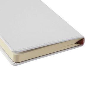 Carnets d'affaires blancs A4/A5/A6/B5 en cuir thermosoudé avec logo personnalisé en gros - Product Image 5