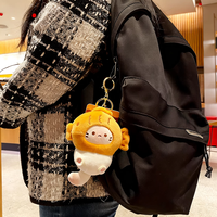 Prix préférentiel Porte-clés chat en peluche super doux et mignon, style dessin animé, jouet chaton, accessoires de sac et de voiture, idéal pour anniversaire