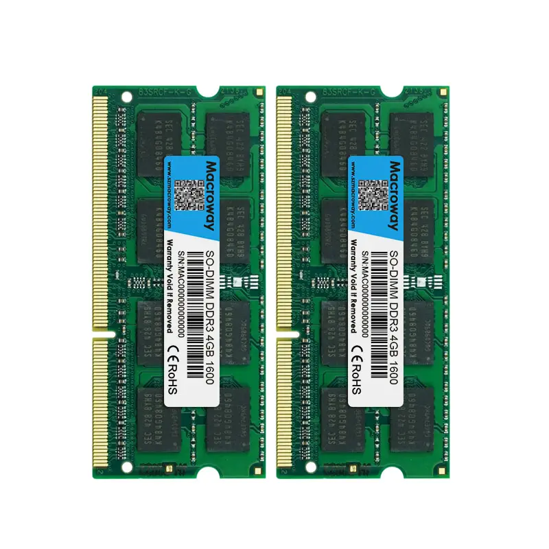 Piezas para ordenador portátil, ram ddr3, 4gb, precio en china