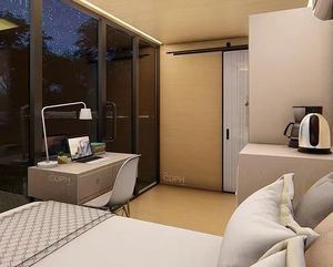 YINGRUI 20ft 40ft apple Cabine pour Bureau Boutique Maison Préfabriquée apple Pod Space Capsule - Product Image 5