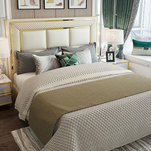 Lit double <span class=keywords><strong>de</strong></span> conception européenne moderne Lit Queen Size souple Meubles <span class=keywords><strong>de</strong></span> chambre à coucher Lits avec <span class=keywords><strong>matelas</strong></span> Queen Size avec tête <span class=keywords><strong>de</strong></span> lit - Product Image 4