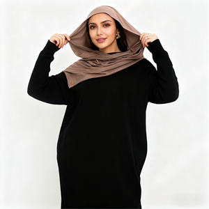 2026 New Trend Liquid Jersey Shawl Not See Through Soft Shiny Lightweight <strong>Hijab</strong> for Netherlands Ladies Long Ethnic Style - Product Image 4