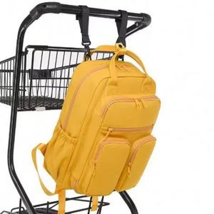 Sac à langer fourre-tout gratuit, sacs à langer pour bébé, sacs à bandoulière pour l'hôpital, grand sac de voyage pour maman, avec étui à sucette en silicone - Product Image 4