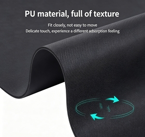 Tapete de Yoga de PU Natural Antideslizante con Logotipo Personalizado, Tapete de Yoga de Goma PU Ecológico Antideslizante de 5 mm de Grosor, Plegable y Suave - Product Image 5
