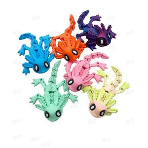 Figuras de Salamandra Impresas en 3D, Lindas y Creativas, Modelos Articulados de Animales para Adornos - Product Image 2