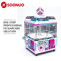 Nouveauté : Attrapeur de jouets en peluche automatique 110V/220V facile à installer pour centre commercial et salle de jeux