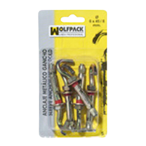 Gancio di Ancoraggio in Metallo 6x 45/8 mm. (5 Pezzi) - Product Image 1