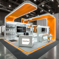 Stand d'exposition modulaire moderne clé en main MEGA pour événements, boutiques éphémères et centres commerciaux