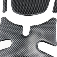 Pour Honda PCX125/150 autocollant de bouchon de réservoir de carburant en Fiber de carbone ABS décalcomanie de Protection intérieure pour Kits de protection de moto