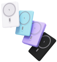 Power Bank Magnetik Nirkabel Terlaris 5000mAh Pengisian Cepat PD 20W & 15W Output Nirkabel Maksimal