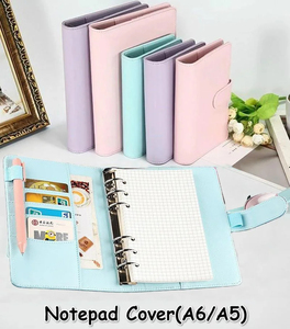 Agenda Personalizada de Piel Sintética Macaron, <span class=keywords><strong>A5</strong></span> A6, 6 Anillas, Hojas Sueltas, para Oficina, Negocios, Regalo - Product Image 3