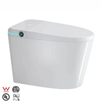 WC intelligent automatique avec bidet intégré, de luxe, en céramique, à poser au sol, portable