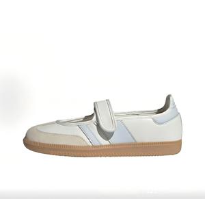 Zapatos Planos Mary Jane Color Borgoña para Mujer, con Rayas Blancas, Cómodos, Casuales, para Uso Diario, con Suela de Goma, Forro de Malla, para Todas las Temporadas - Product Image 4
