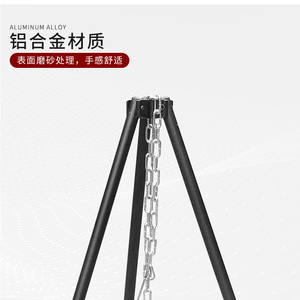 เตาปิ้งย่างแบบขาตั้งสำหรับตั้งแคมป์กลางแจ้ง T7010 ขาตั้งหม้อแบบแขวนพกพาสะดวกสำหรับประกอบเตาไม้และพกพาได้ - Product Image 3