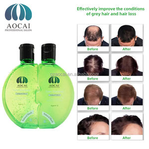 OEM fabbrica senza <span class=keywords><strong>ammoniaca</strong></span> permanente 3 in 1 colorante per capelli colore nero tinture per capelli Shampoo 100ml * 2 - Product Image 3