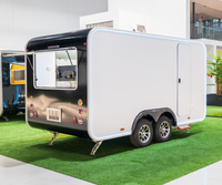 Remorque alimentaire en fibre de verre pour café de rue, remorque mobile pour boissons, remorque pour boissons froides et bière, chariot à bubble tea pour le marché australien