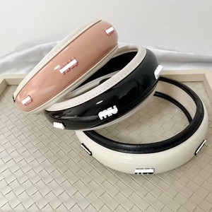 Diadema de Diseño Simple con Letras, Estilo Coreano Versátil, Color Caramelo Sólido, Diadema Ancha de Corona Alta, Nuevo Estilo, Diadema para el Cabello para Exteriores - Product Image 2