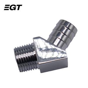 تركيب مدفأة خرطوم مدفأة بزاوية 45 درجة من الكروم - Product Image 1