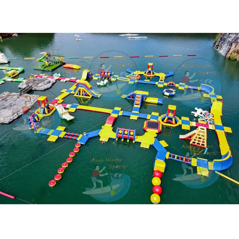 Inflatable nước biển vui vẻ công viên/hồ Inflatable công viên nước Trò chơi/nước nổi các chướng ngại vật Inflatable Aqua công viên trong mùa hè
