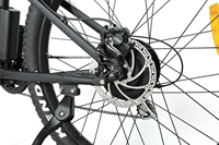 Vélo électrique avec cadre en alliage d'aluminium de 27,5 pouces, 250W-750W, Shimano 7 vitesses, frein à disque, batterie au lithium 48V 13Ah, chargeur rapide, hybride urbain